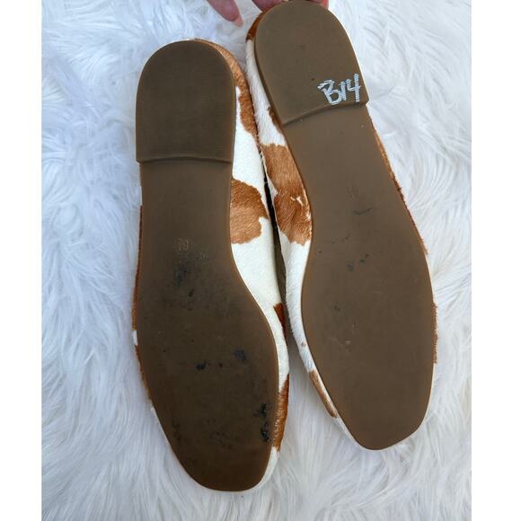 Madewell The Cory Flat in Cow Print Calf Hair Women's 6.5 - Picture 7 of 7
